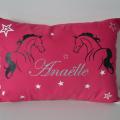 coussin 35x25 - fushia