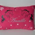 coussin 35x25 - fushia