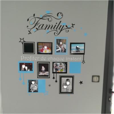 Sticker Family cadres photos