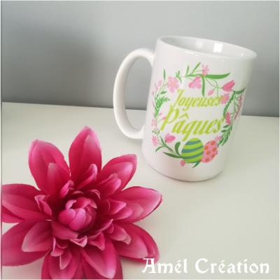 MUG - modèle pâques couronne