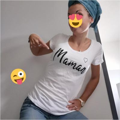 Tee shirt MC femme- maman ❤️