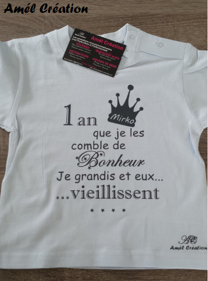 Anniversaire bleu gris anthra