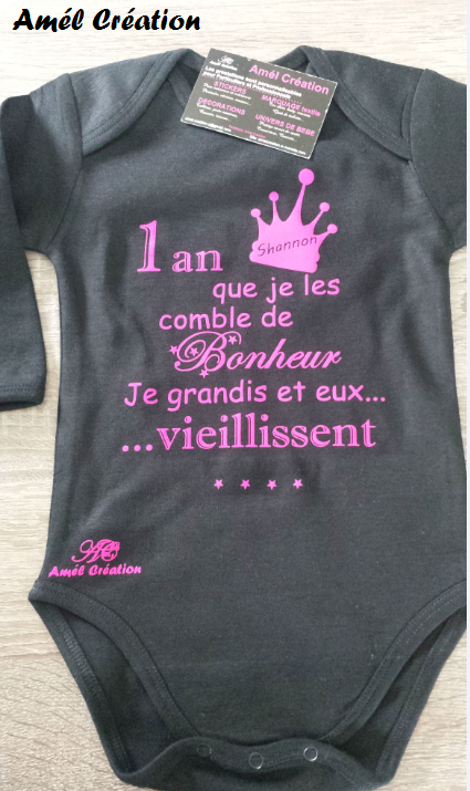 Anniversaire noir fushia