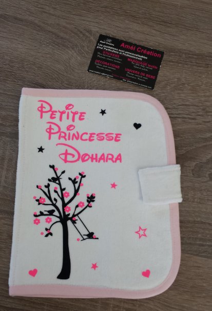 Arbre rose rose flashy et noir velours