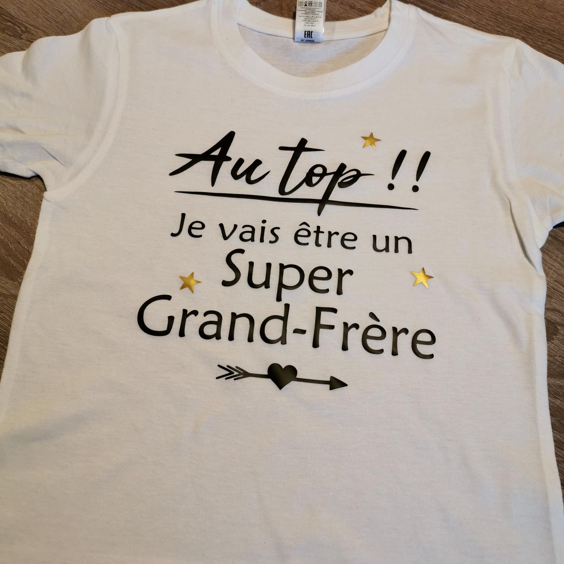 T-Shirt Enfant Je vais être grand frère