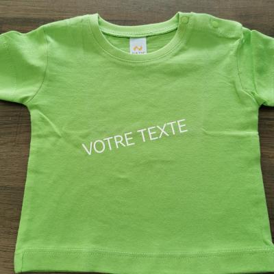 Tee shirt vert 6-12mois