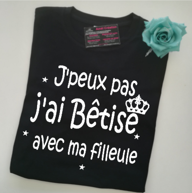 Tee shirt MC homme - j'peux pas j'ai bêtise avec ...