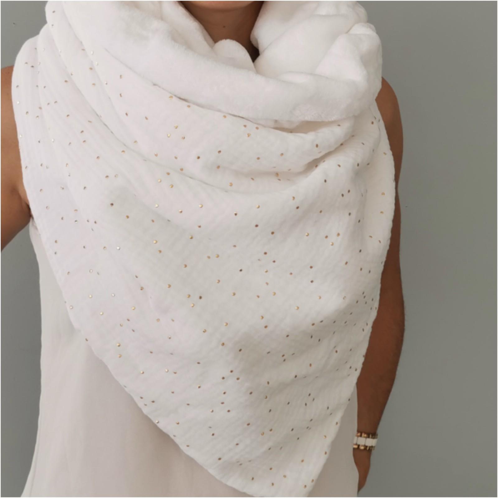 Blanc strass or