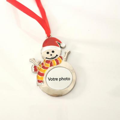 Décoration sapin - bonhomme de neige