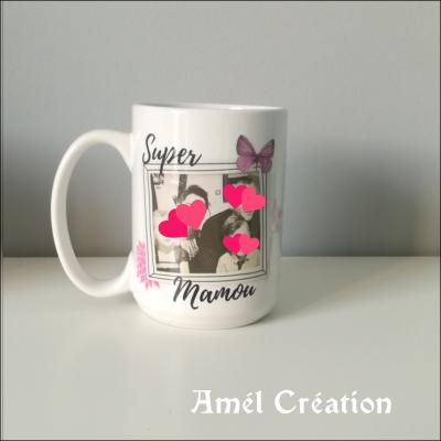 MUG - modèle cadre papillon