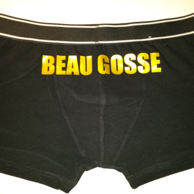 Boxer noir modèle beau gosse