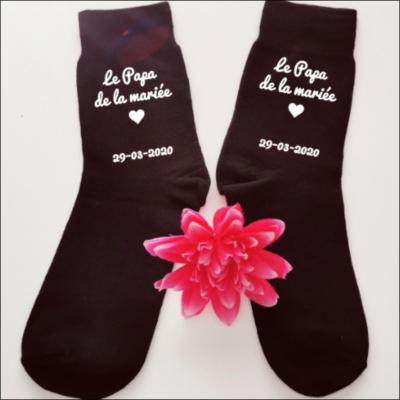 Chaussette mariage - statut coeur