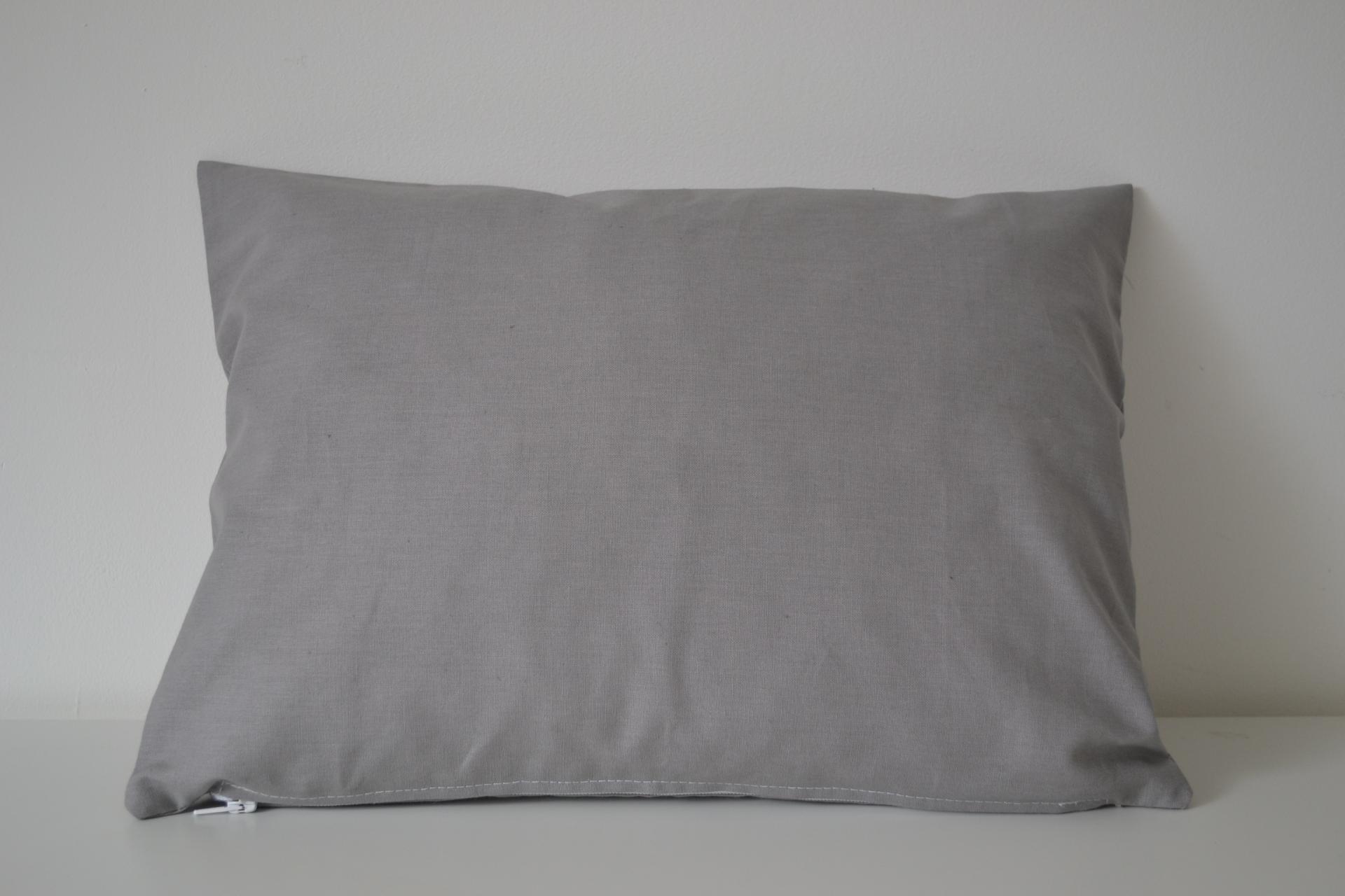 Coussin a personnaliser 35x25 gris