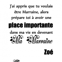 Devenir marraine