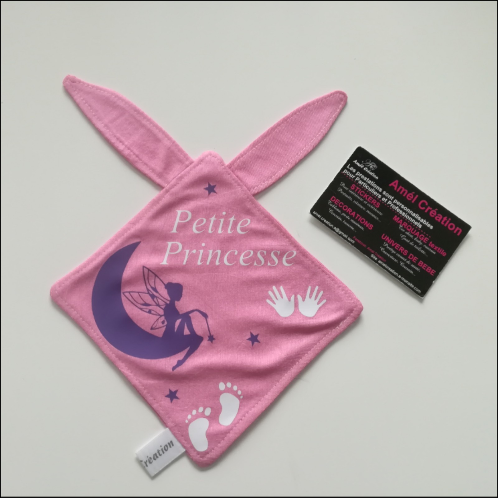 Doudou lapin fee