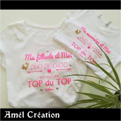 Ensemble TEE SHIRT OU BODY - duo de choc