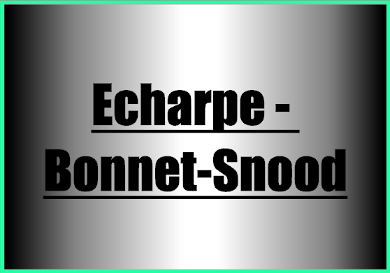 Echarpe bonnet snood