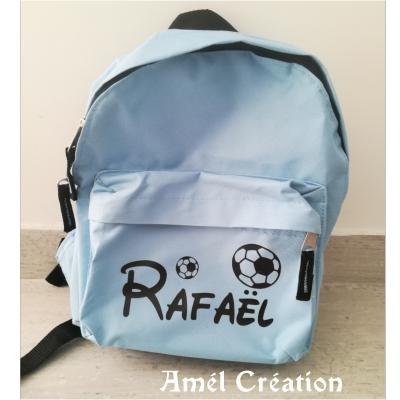 Mini sac à dos - modèle prénom et ballon foot