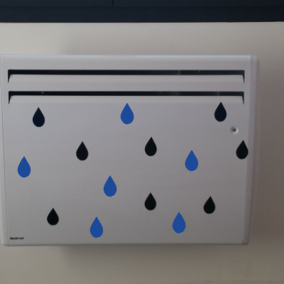 Stickers gouttes d'eau style scandinave - 2 couleurs