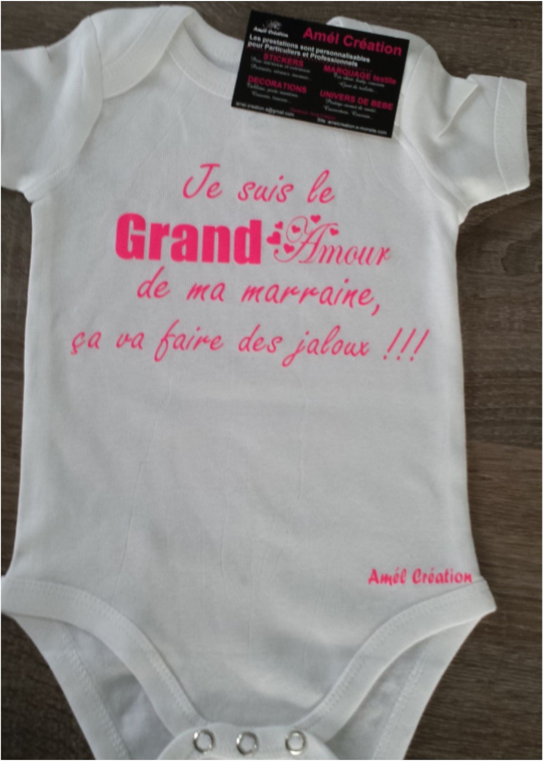 Grand amour marraine blanc rose f 1