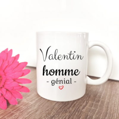 MUG  - Prénom  + statut + génial(e)