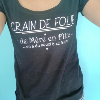 Tee shirt MC femme - Grain de folie