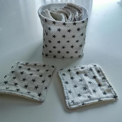 Panier étoile grise et lot de 14 lingettes au choix