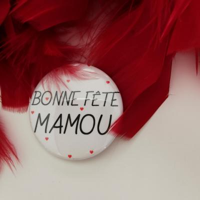 Badge bonne fête + votre mot