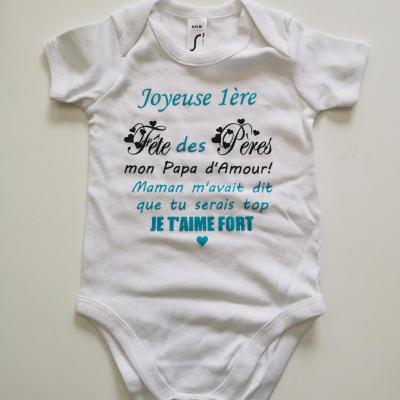 Body manche courte 6-12 mois
