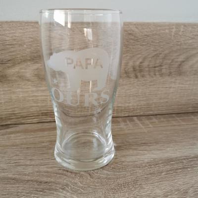 Verre papa ours