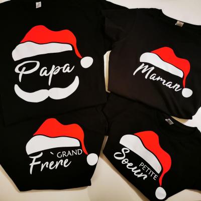 Ensemble NOEL 4 Tee shirt  - 2 adultes et 2 enfants