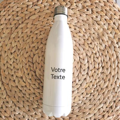 Bouteille isotherme - votre texte