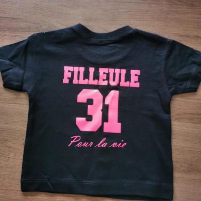 Tee shirt filleule