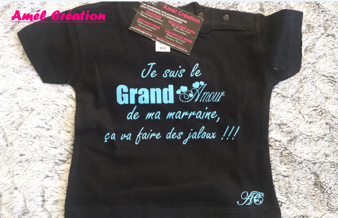 Je suis le plus grand amour de ma marraine bleu