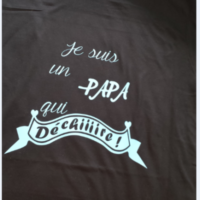 Tee shirt MC homme - Je suis un .... qui déchiiiire