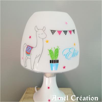 Lampe de chevet - Modèle Lama en contour