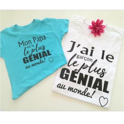 Ensemble TEE SHIRT OU BODY - Le plus génial