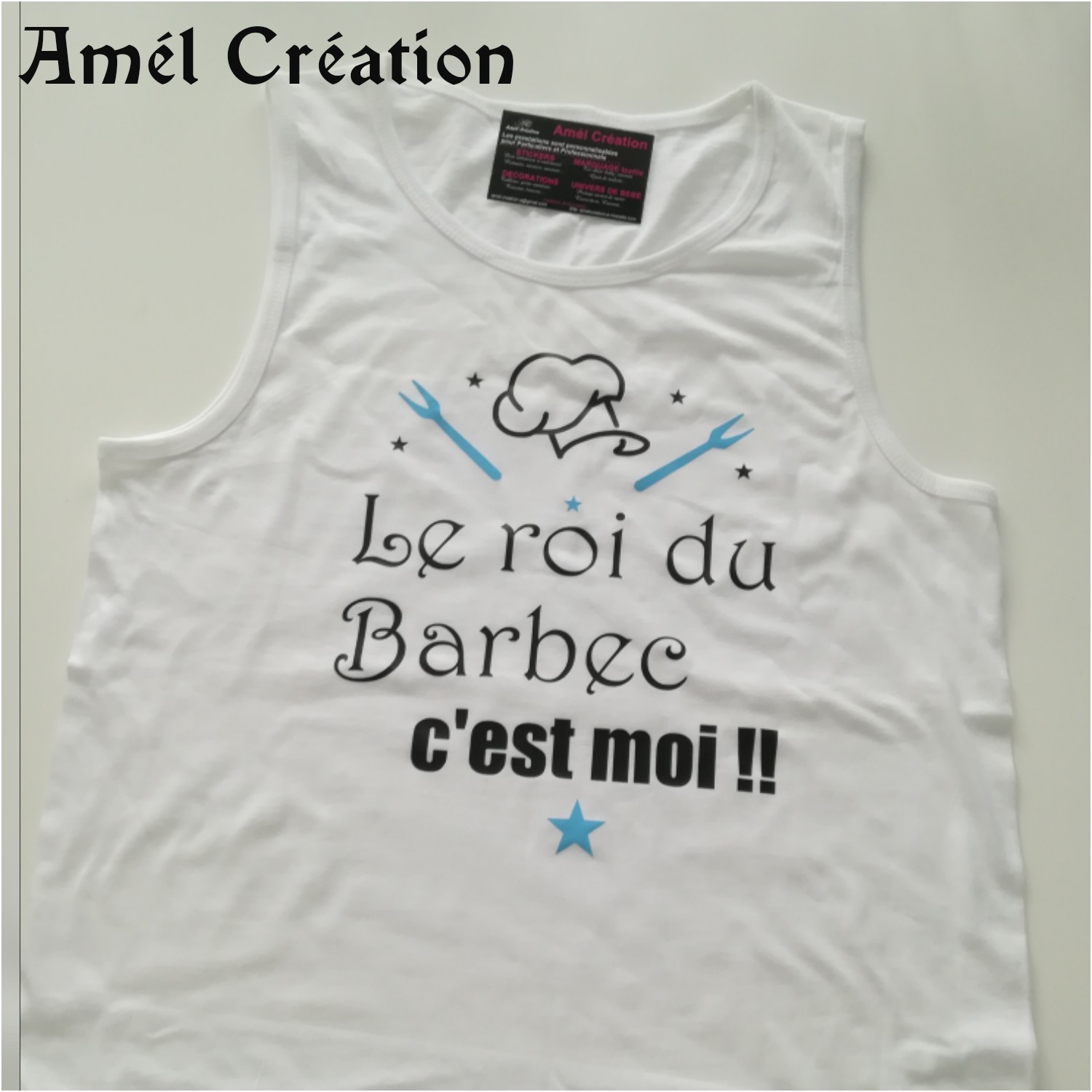 Le roi du barbec debardeur