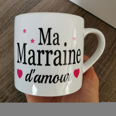 Petite tasse - ma marraine d'amour(ou autre texte)