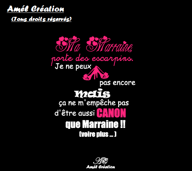 Ma marraine porte des escarpins 12