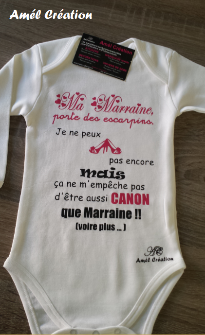 Ma marraine porte des escarpins blanc rose et noir