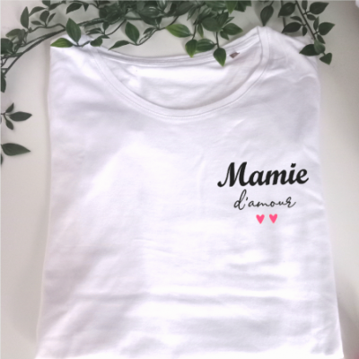 Tee shirt MC femme - mamie d'amour