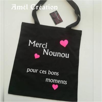 Tote bag - merci nounou pour ces bons moments