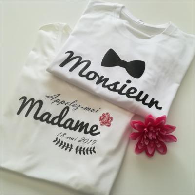 Ensemble TEE SHIRT - Madame Monsieur