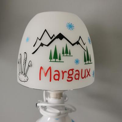 Lampe de chevet - montagne ski