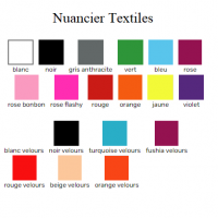 Nuancier textiles
