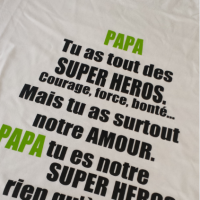 Tee shirt MC homme - Super héros