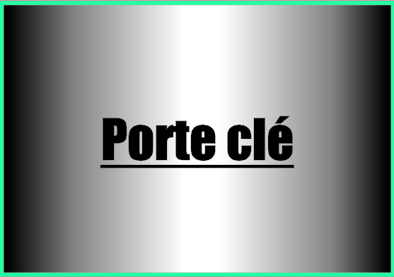 Porte cle 1