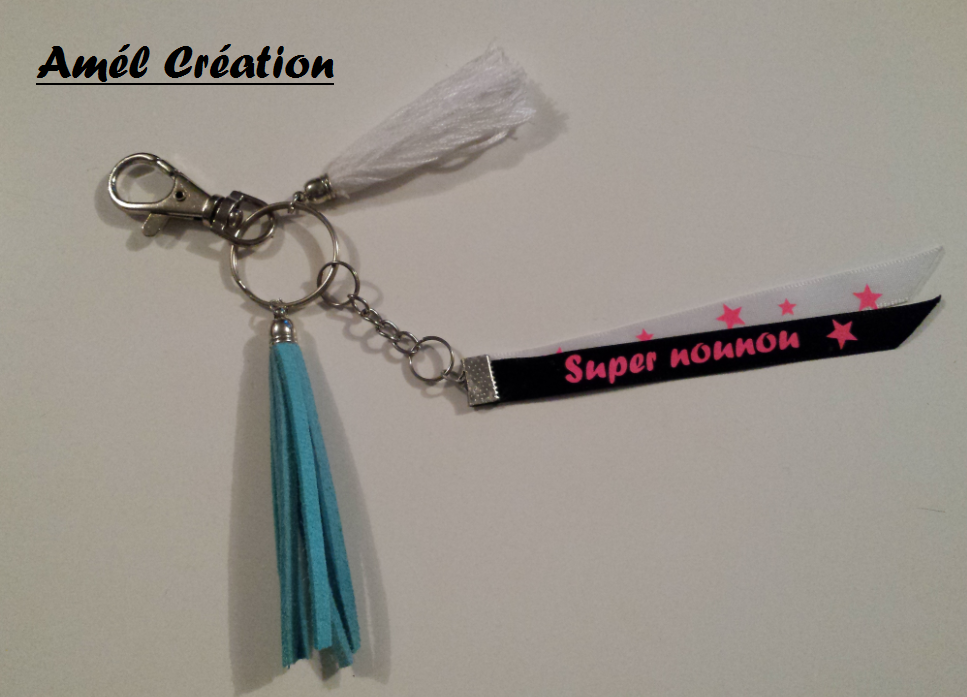 Porte cles super nounou 1