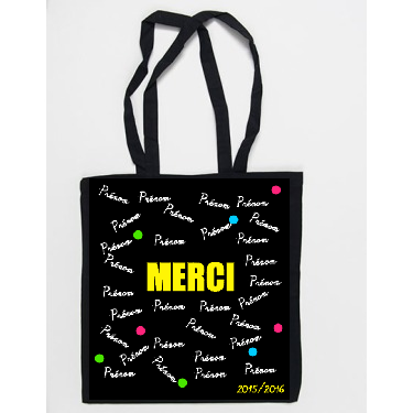 Tote bag - Merci et prénoms des enfants de la classe